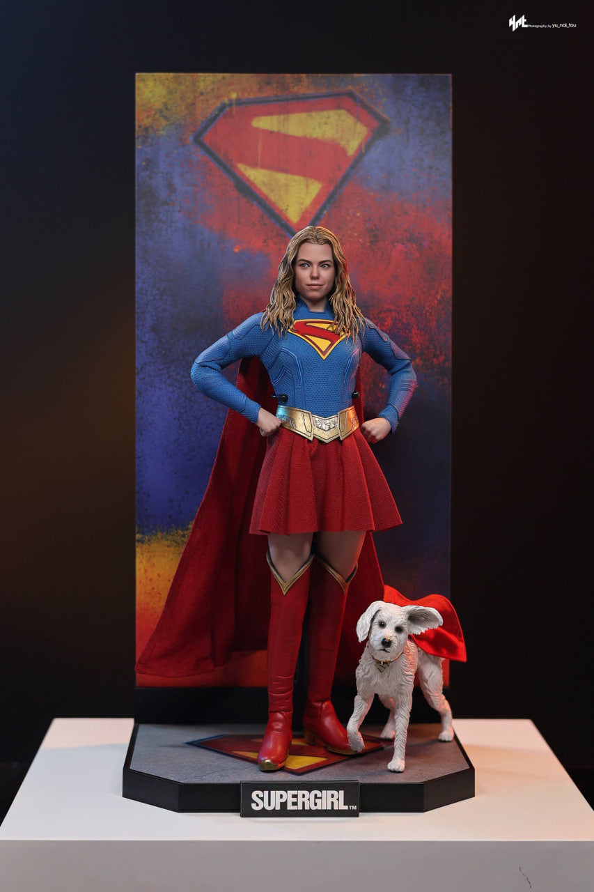 READY🔥Hot Toys MMS869 Supergirl - Supergirl & Krypto 1/6th scale Collectible Set