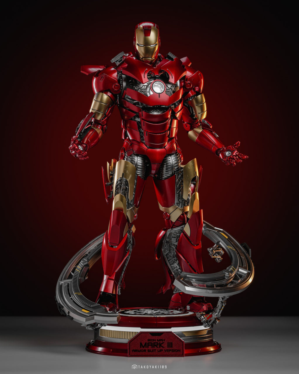 🔥Hot Toys MMS825D72B Iron Man 1/6th scale Iron Man Mark III (Armor Suit Up Version) Collectible Figure Special Edition
