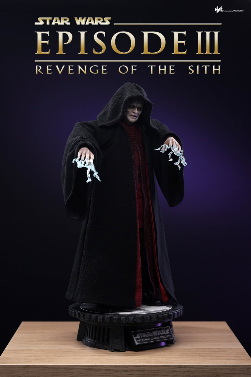 READY🔥Hot Toys MMS805 Star Wars: Episode III Revenge of the Sith 1/6 Palpatine (Darth Sidious) Collectible Figure