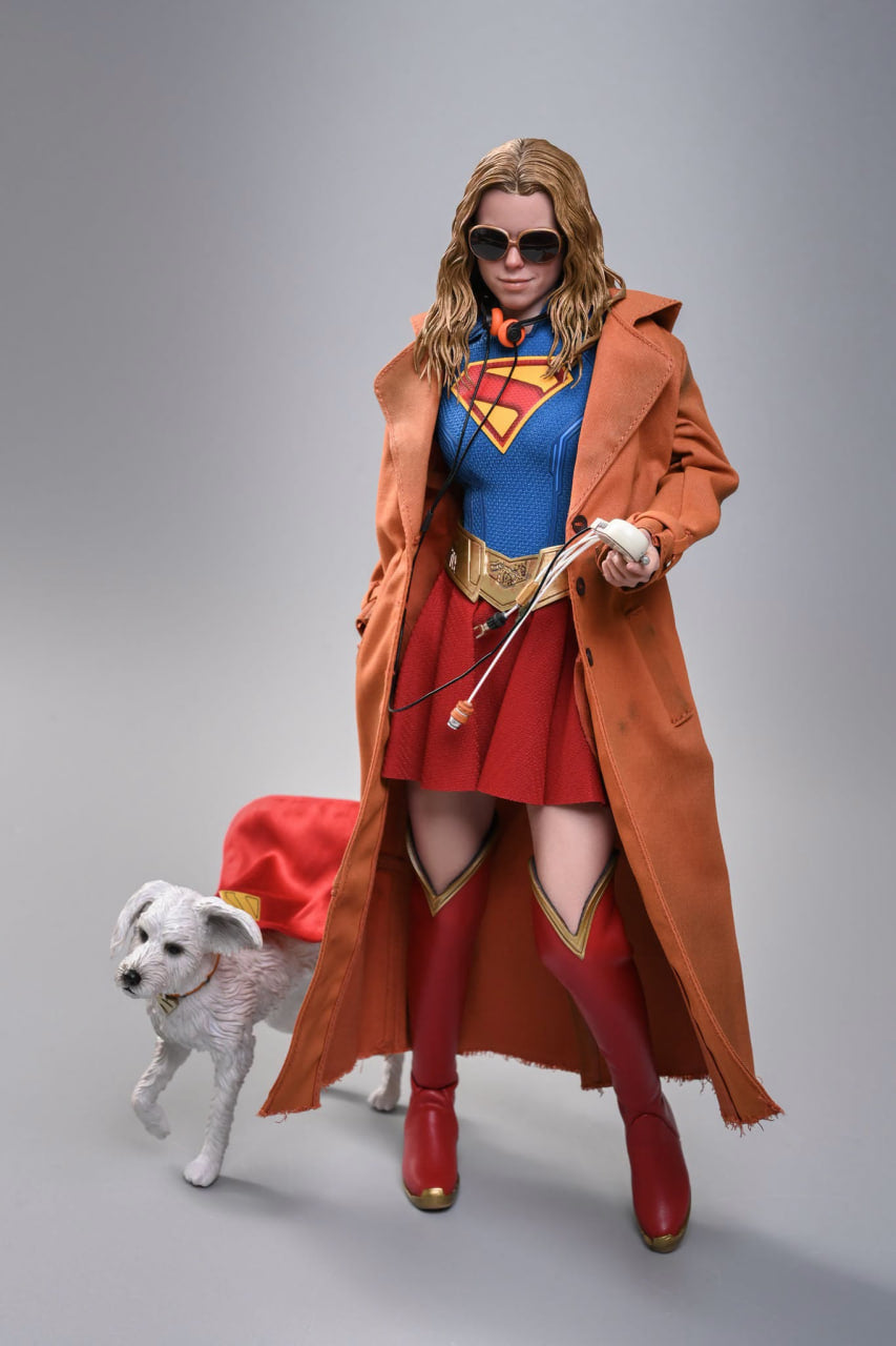 READY🔥Hot Toys MMS869 Supergirl - Supergirl & Krypto 1/6th scale Collectible Set