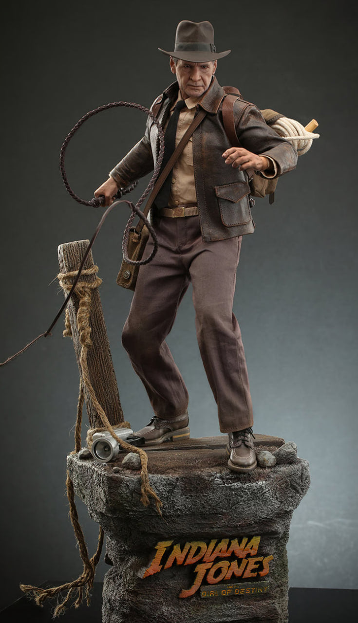 Preorder🔥Hot Toys MMS717 Indiana Jones and the Dial of Destiny – Indiana Jones 1/6 Scale Collectible Figure (Deluxe Version)