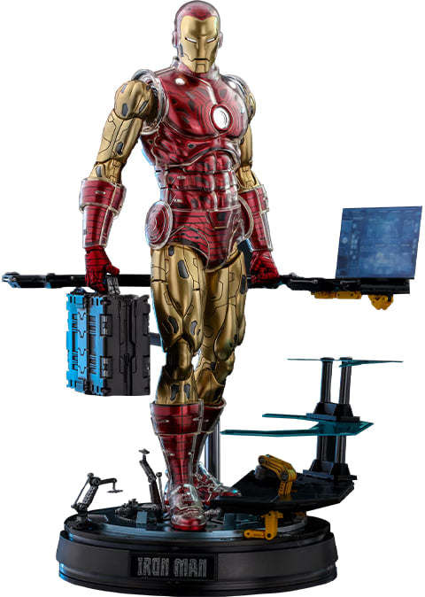 🔥Hot toys CMS08D38 Marvel Comics Ironman The Origins Collection Deluxe Version