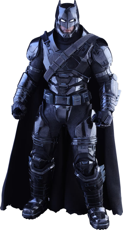 🔥Hot Toys MMS356 BATMAN V SUPERMAN 1/6 Armored Batman Black Chrome Version