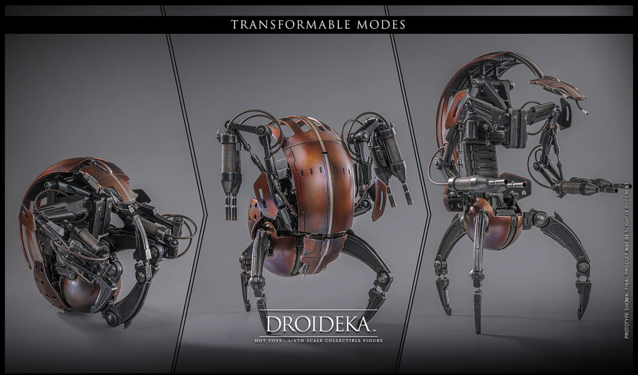 READY🔥Hot Toys MMS755 Star Wars The Phantom Menace Droideka 1/6 Scale Collectible Figure