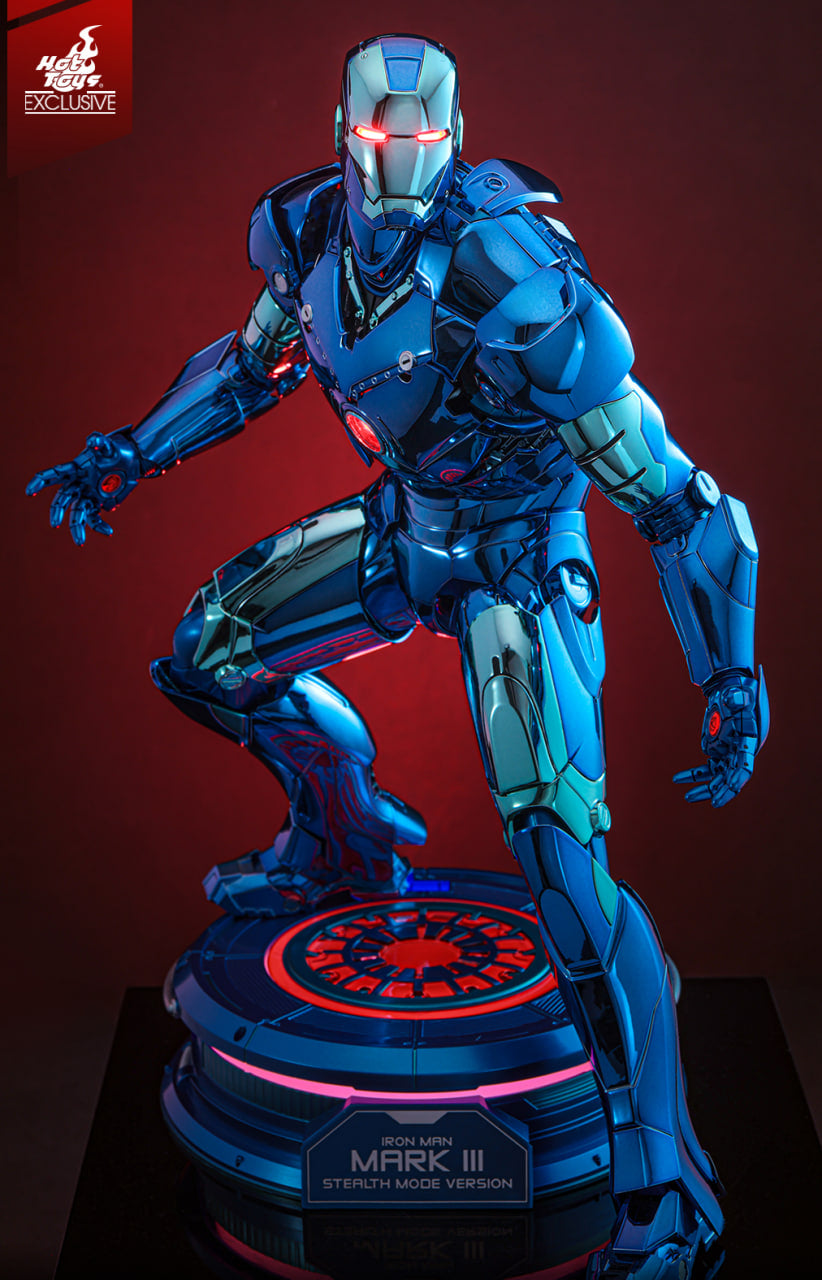 Preorder🔥Hot Toys MMS814D71 Iron Man 1/6th scale Iron Man Mark III (Stealth Mode Version) 2.0 Collectible Figure [Hot Toys Exclusive]