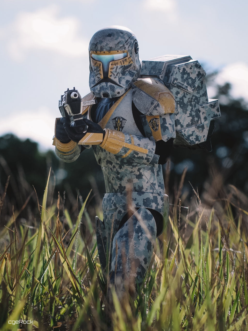 READY🔥Hot Toys TMS155 Star Wars The Clone Wars Clone Commando Gregor [Hot Toys Exclusive] 1/6th scale Collectible Figure