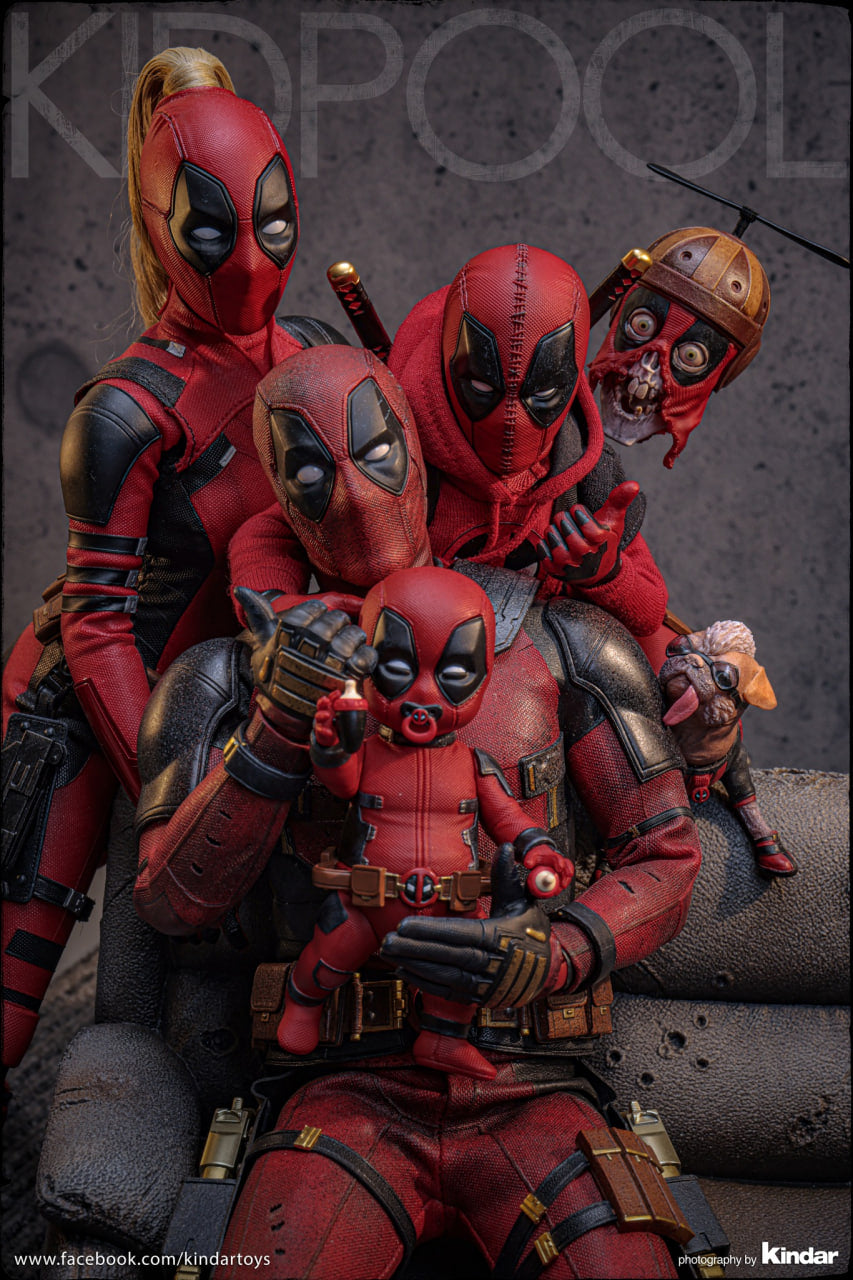 READY🔥Hot Toys MMS763 Deadpool and Wolverine Kidpool 1/6 Scale Collectible Figure