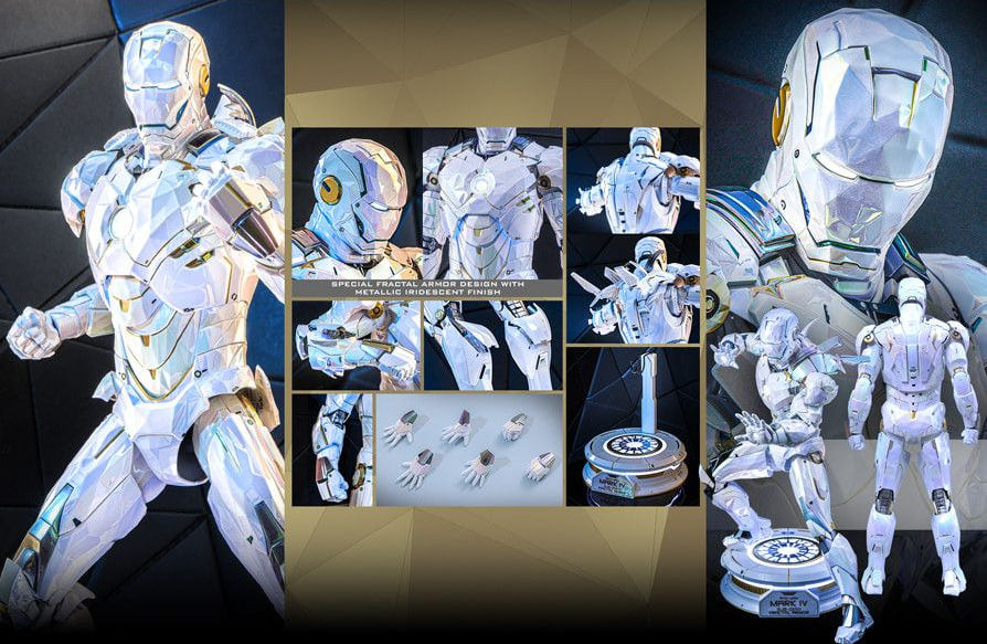 Preorder🔥Hot Toys MMS830D76 Iron Man 2 1/6th scale Iron Man Mark IV (Sub-Zero Fractal Armor) Collectible Figure [Hot Toys Exclusive]