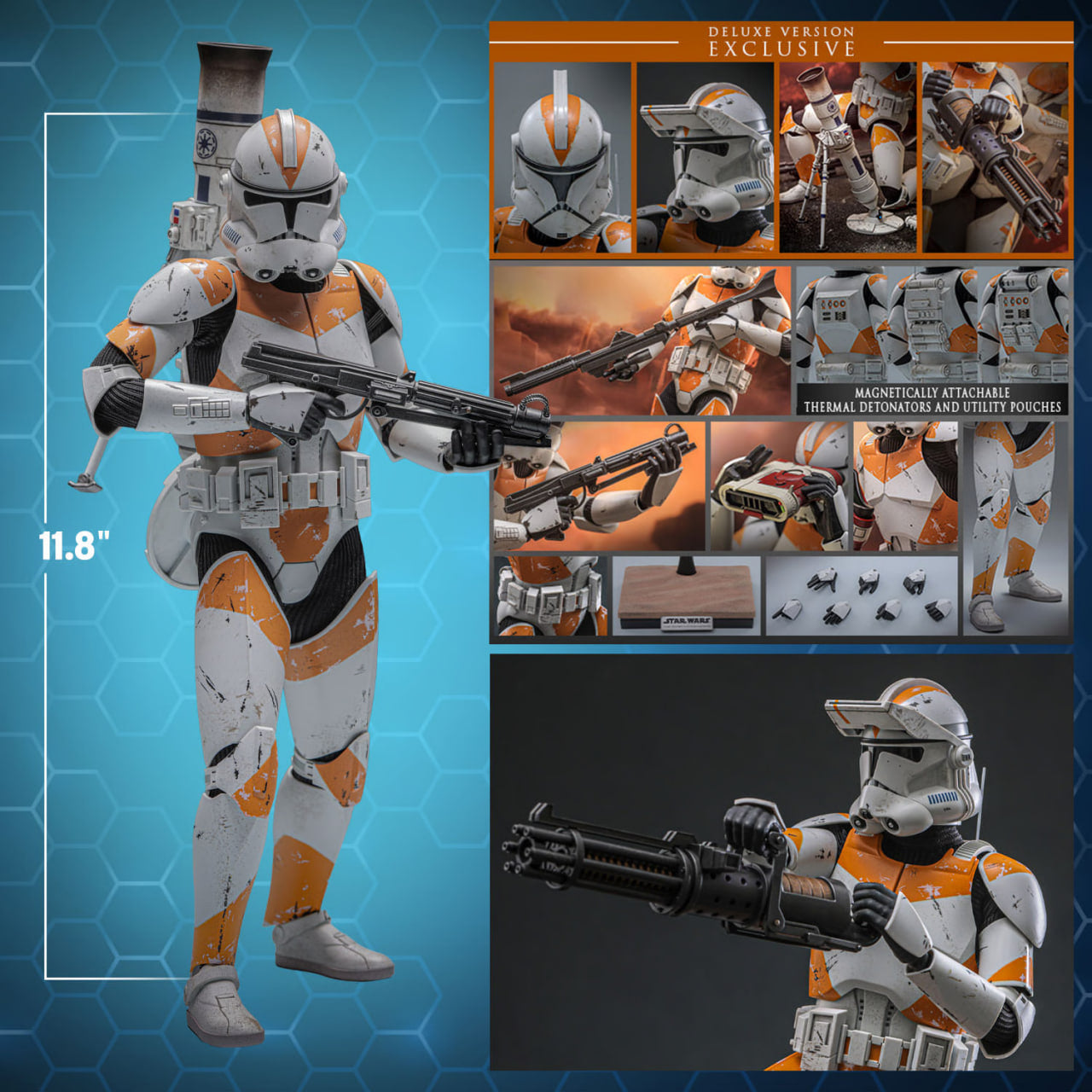 Preorder🔥Hot Toys MMS852 Star Wars: Revenge of the Sith 1/6th scale 212th Attack Battalion Clone Trooper Collectible Figure (Deluxe Version)