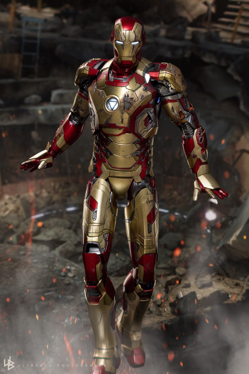 READY🔥Hot Toys MMS758D65b Iron Man 3 Iron Man Mark XLII (2.0) 1