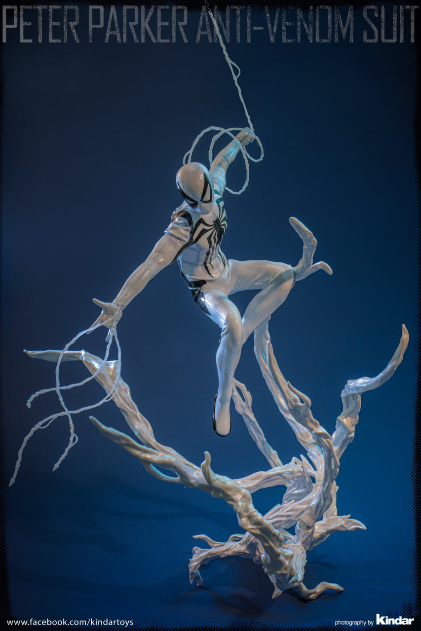 READY🔥Hot Toys VGM69 Marvel Spider-Man 2 Spiderman 1/6th scale Peter Parker (Anti-Venom Suit) Collectible Figure