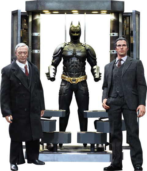 🔥Hot Toys MMS236 1/6 BATMAN ARMORY WITH BRUCE WAYNE AND ALFRED PENNYWORTHS