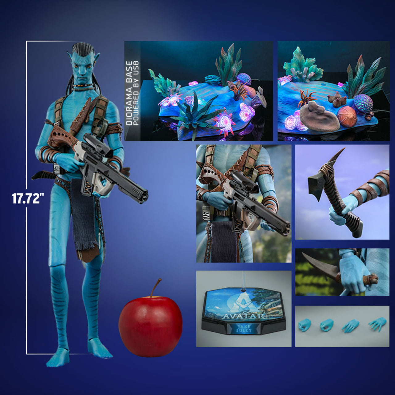 🔥Hottoys🔥MMS684 <Avatar: The Way of Water> 1:6 Jake Sully [Deluxe Version]