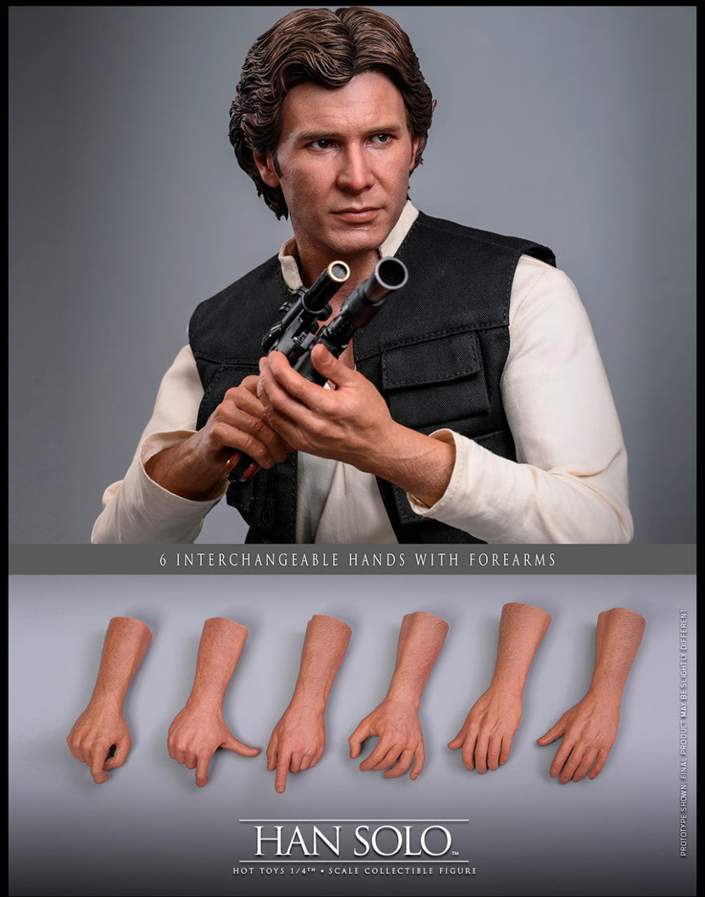Preorder🔥Hot Toys QS026 Star Wars: A New Hope Han Solo 1/4th scale Collectible Figure