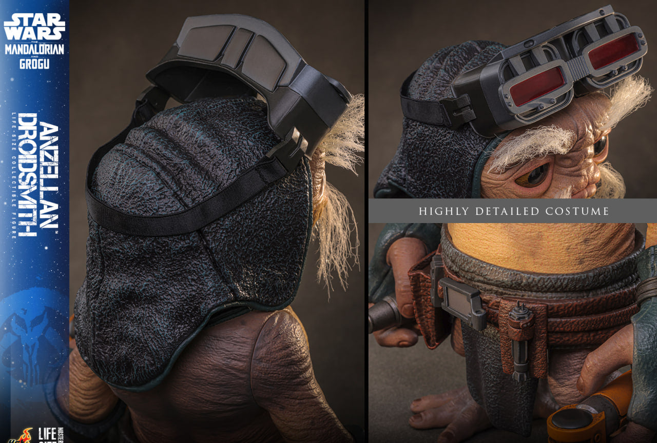 Preorder🔥Hot Toys LMS017 Star Wars: The Mandalorian & Grogu - Anzellan Droidsmith Life-Size Collectible Figure