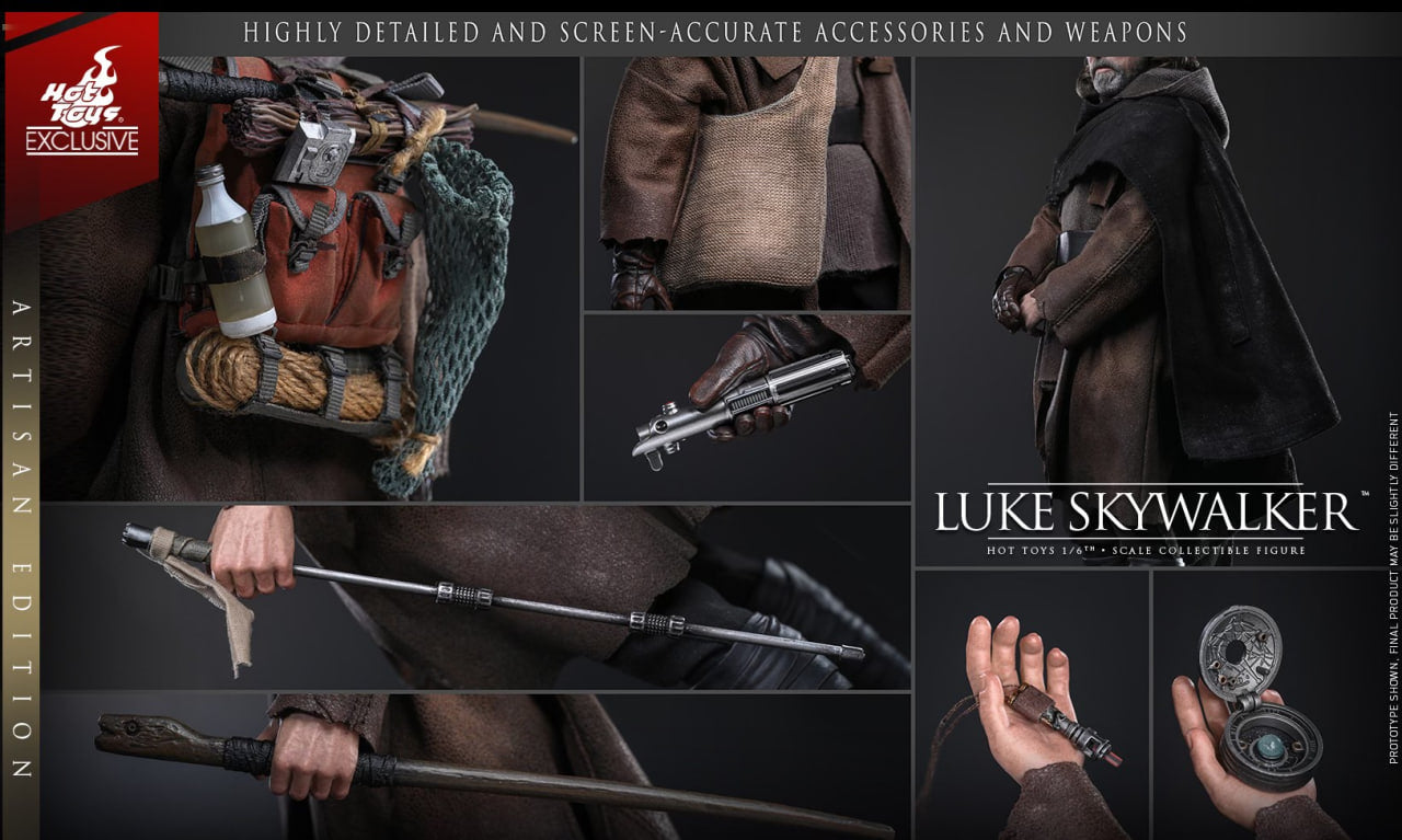 Preorder🔥Hot Toys MMS879AE Star Wars: The Last Jedi - 1/6th scale Luke Skywalker Collectible Figure (Artisan Edition) (Hot Toys Exclusive)