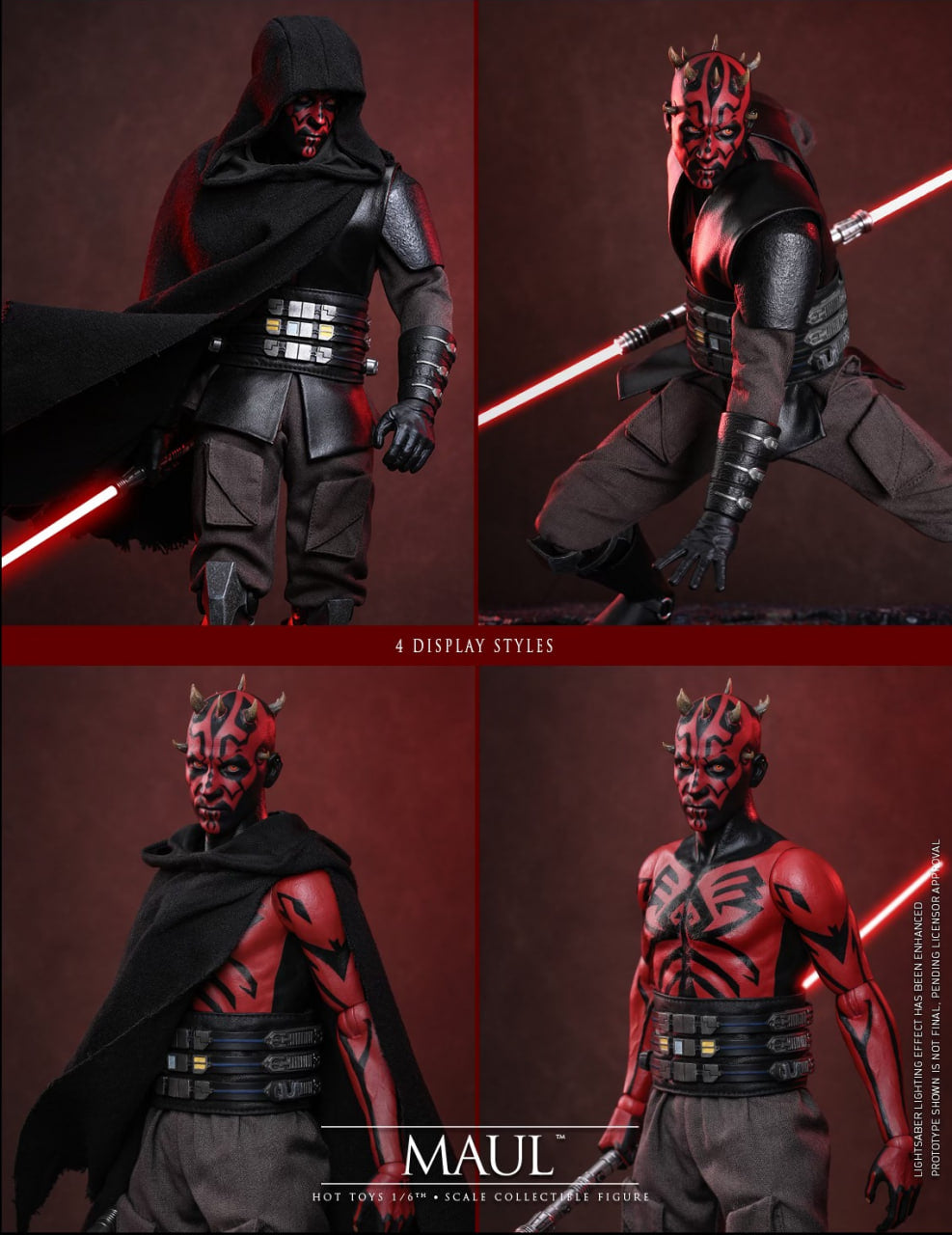 Preorder🔥Hot Toys TMS187 Star Wars: Maul - Shadow Lord - 1/6th scale Maul Collectible Figure