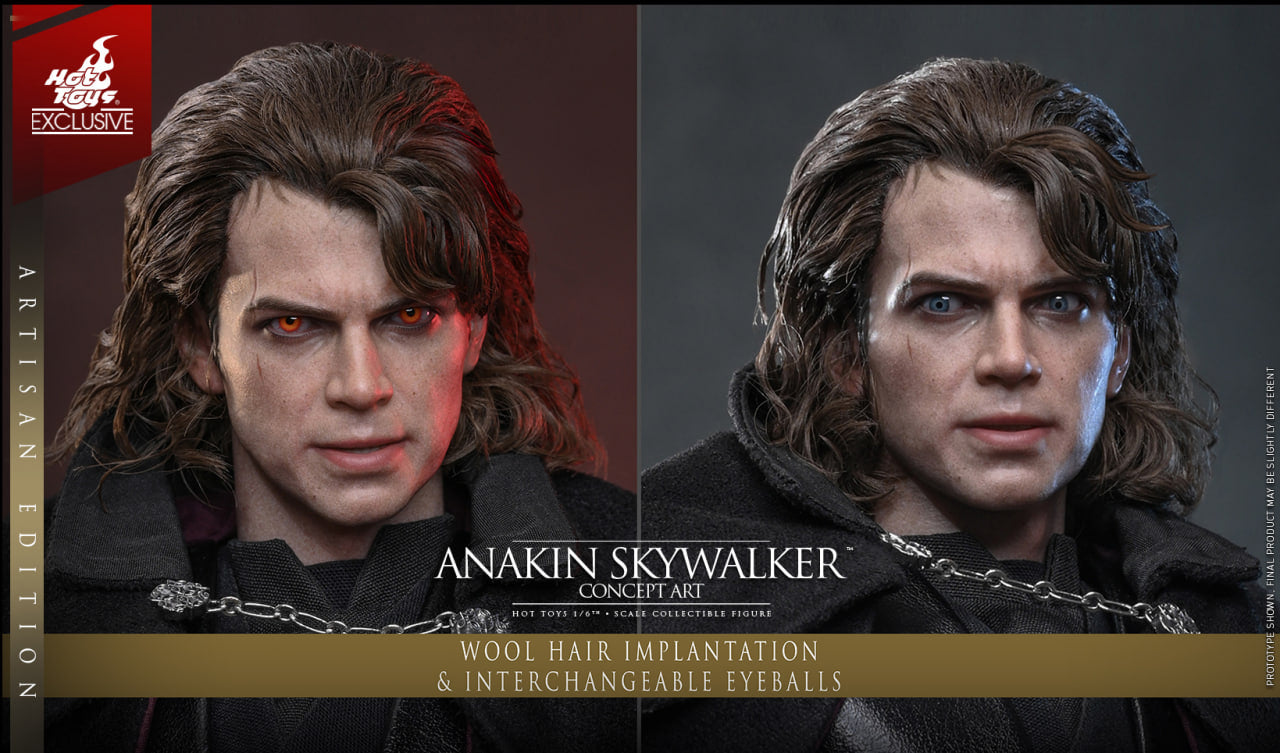 Preorder🔥Hot Toys MMS882AE Star Wars: Revenge Of The Sith 1/6th scale Anakin Skywalker (Concept Art) (Artisan Edition) [Hot Toys Exclusive] 】