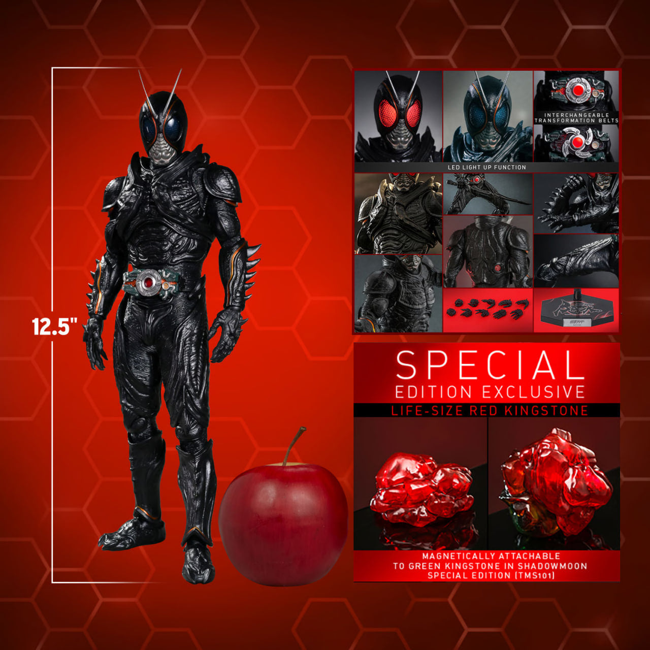 READY🔥Hot Toys TMS100B KAMEN RIDER BLACK SUN 1/6 Figure Special Edition