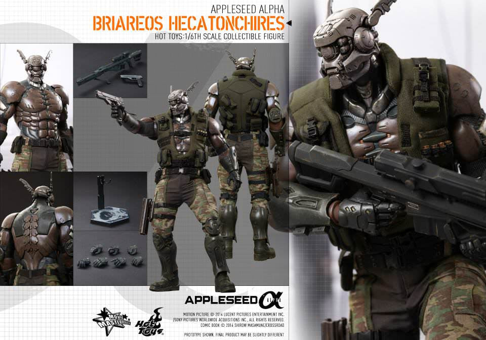 READY🔥Hot Toys MMS269 Appleseed Alpha 1/6 Briareos Hecatonchires