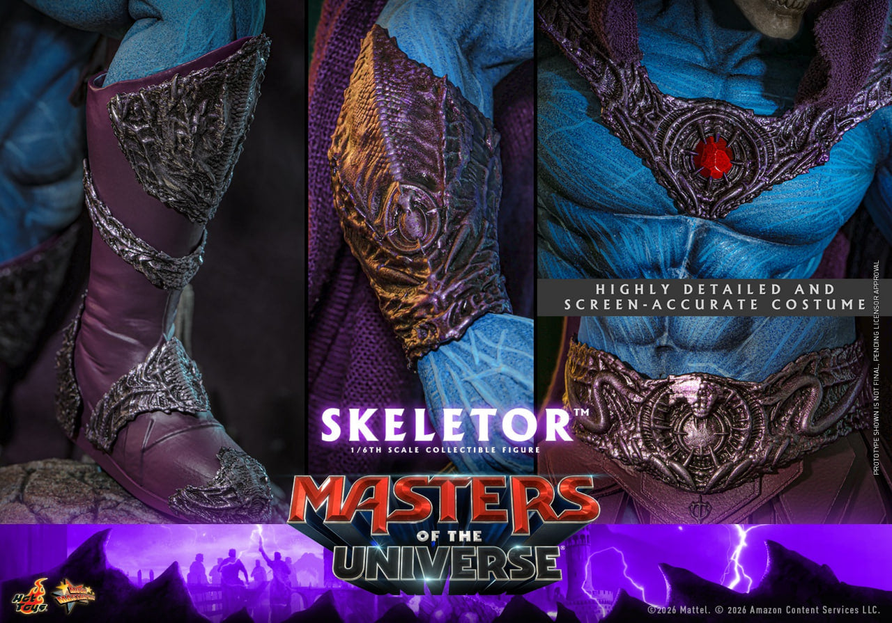 Preorder🔥Hot Toys MMS889 Masters of the Universe Skeletor 1/6th scale Collectible Figure