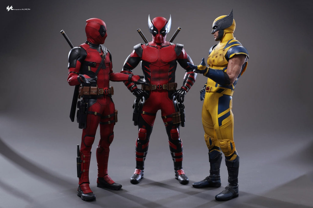🔥Hot toys MMS857 DEADPOOL & WOLVERINE WOLVERINEPOOL [HOT TOYS EXCLUSIVE] 1/6TH SCALE COLLECTIBLE FIGURE