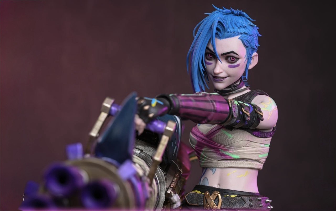 Preorder🔥Hot Toys TMS183 Arcane Fractured Jinx 1/6th scale Collectible Figure
