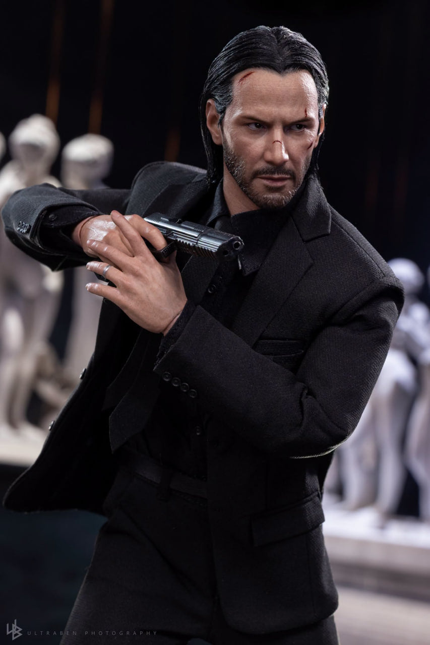 READY🔥Hot Toys MMS833AEB John Wick 1/6th scale John Wick Collectible Figure (Artisan Edition) [Hot Toys Exclusive] (Special Edition)