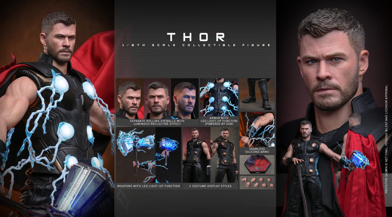Preorder🔥Hot Toys MMS918 Avengers: Doomsday Thor 1/6th scale Collectible Figure