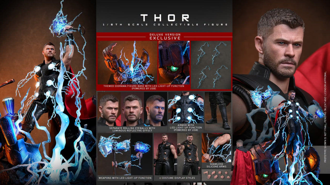 Preorder🔥Hot Toys MMS919 Avengers: Doomsday Thor (Deluxe Version) 1/6th scale Collectible Figure