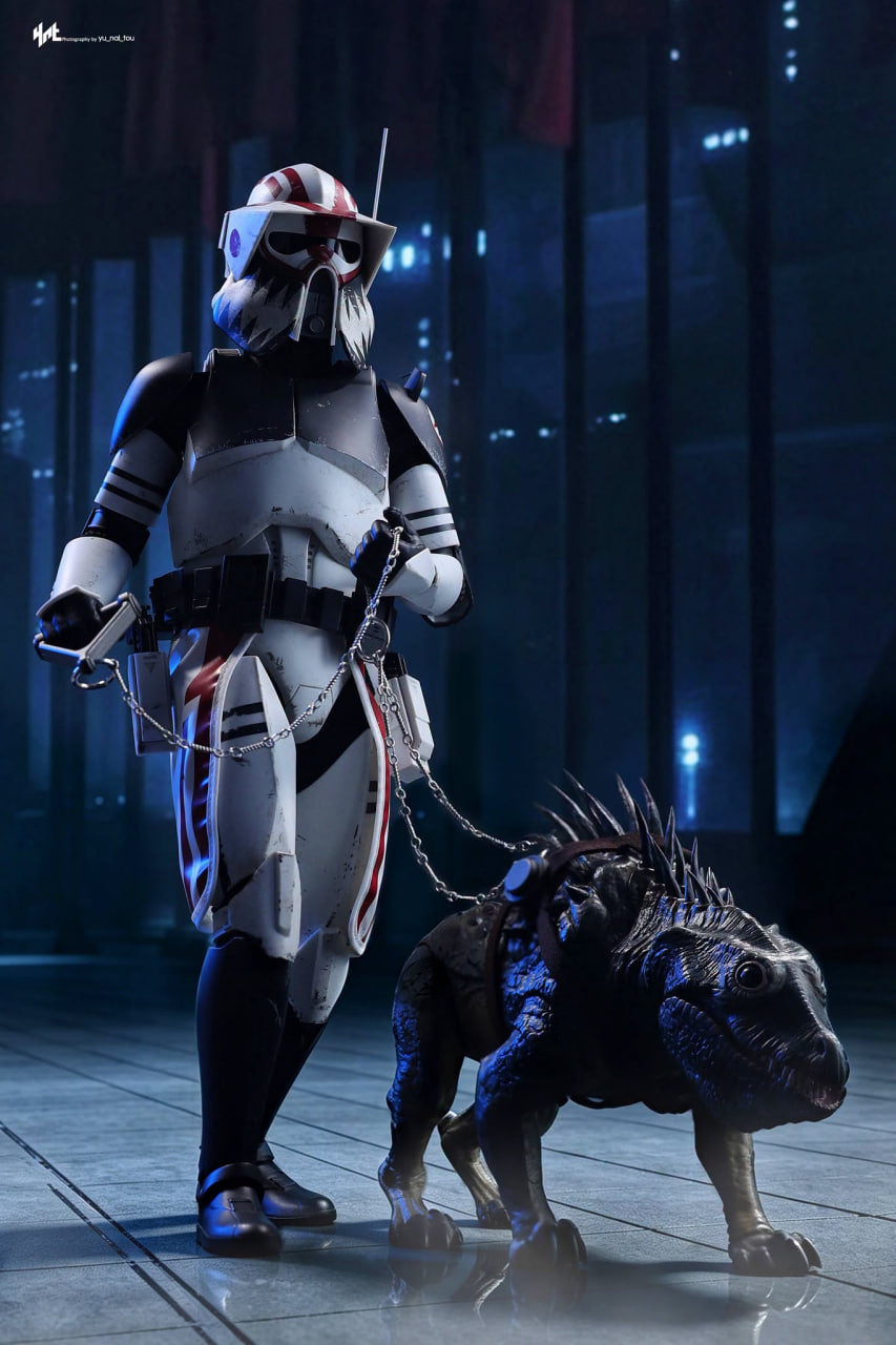 🔥Hot Toys TMS167 Star Wars: The Clone Wars - Sergeant Hound 1/6th Scale Collectible Figure