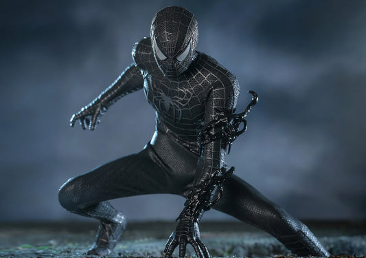 READY🔥Hot Toys MMS727 Spider-Man 3 1/6 Spider-Man (Black Suit) Regular