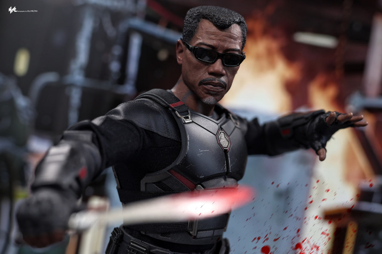 READY🔥Hot Toys MMS791B Deadpool & Wolverine 1/6th Scale Blade Collectible Figure (First Edition)