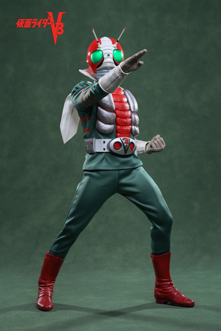🔥Hot Toys TMS162B Kamen Rider V3 - 1:6 Kamen Rider V3