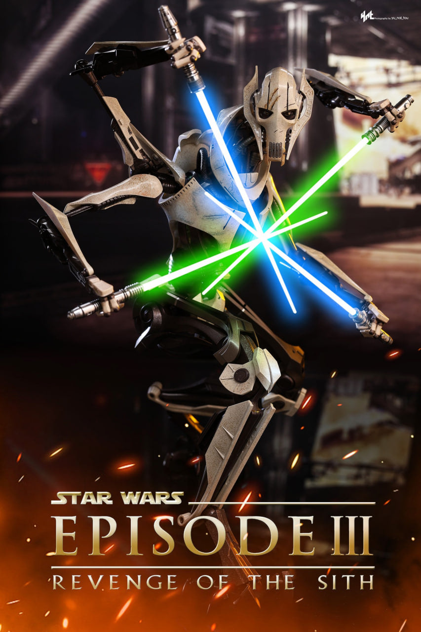 🔥Hot Toys MMS760D67B Star Wars Episode III Revenge of the Sith General Grievous 1/6 Scale Collectible Figure Special Edition