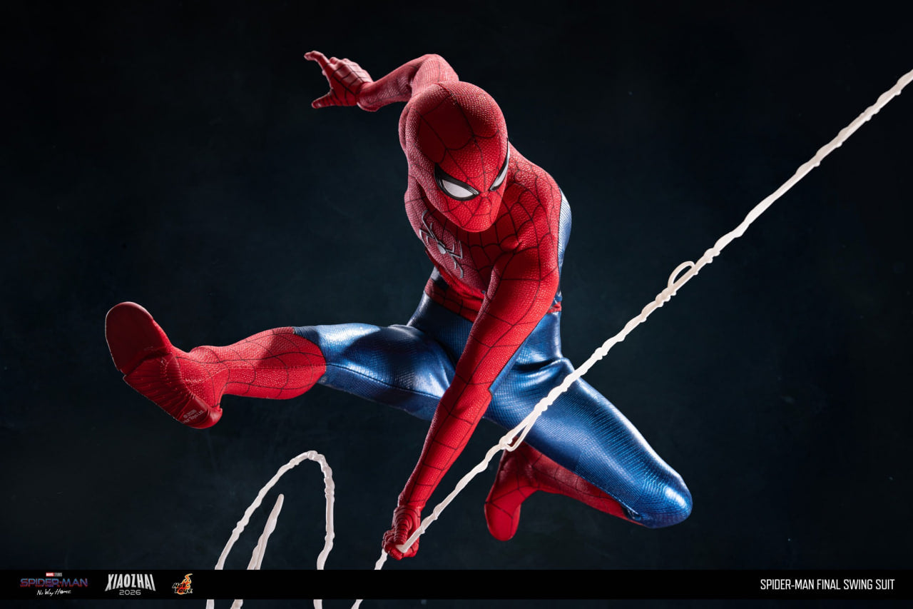 READY🔥Hot Toys MMS862 Spider-Man: No Way Home - 1/6th scale Spider-Man (Final Swing Suit) Collectible Figure (Movie Promo Edition) [Hot Toys Exclusive]