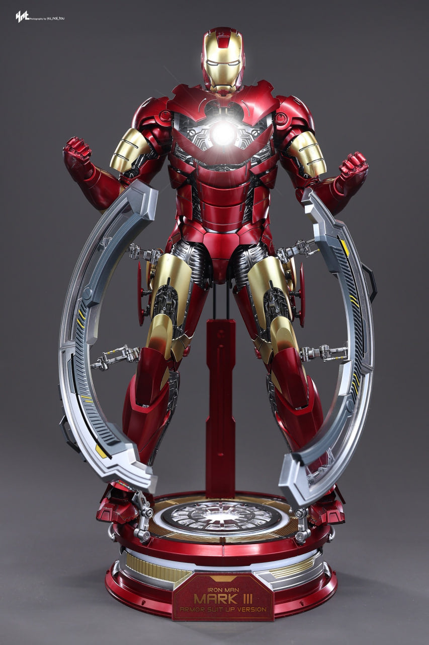 🔥Hot Toys MMS825D72B Iron Man 1/6th scale Iron Man Mark III (Armor Suit Up Version) Collectible Figure Special Edition