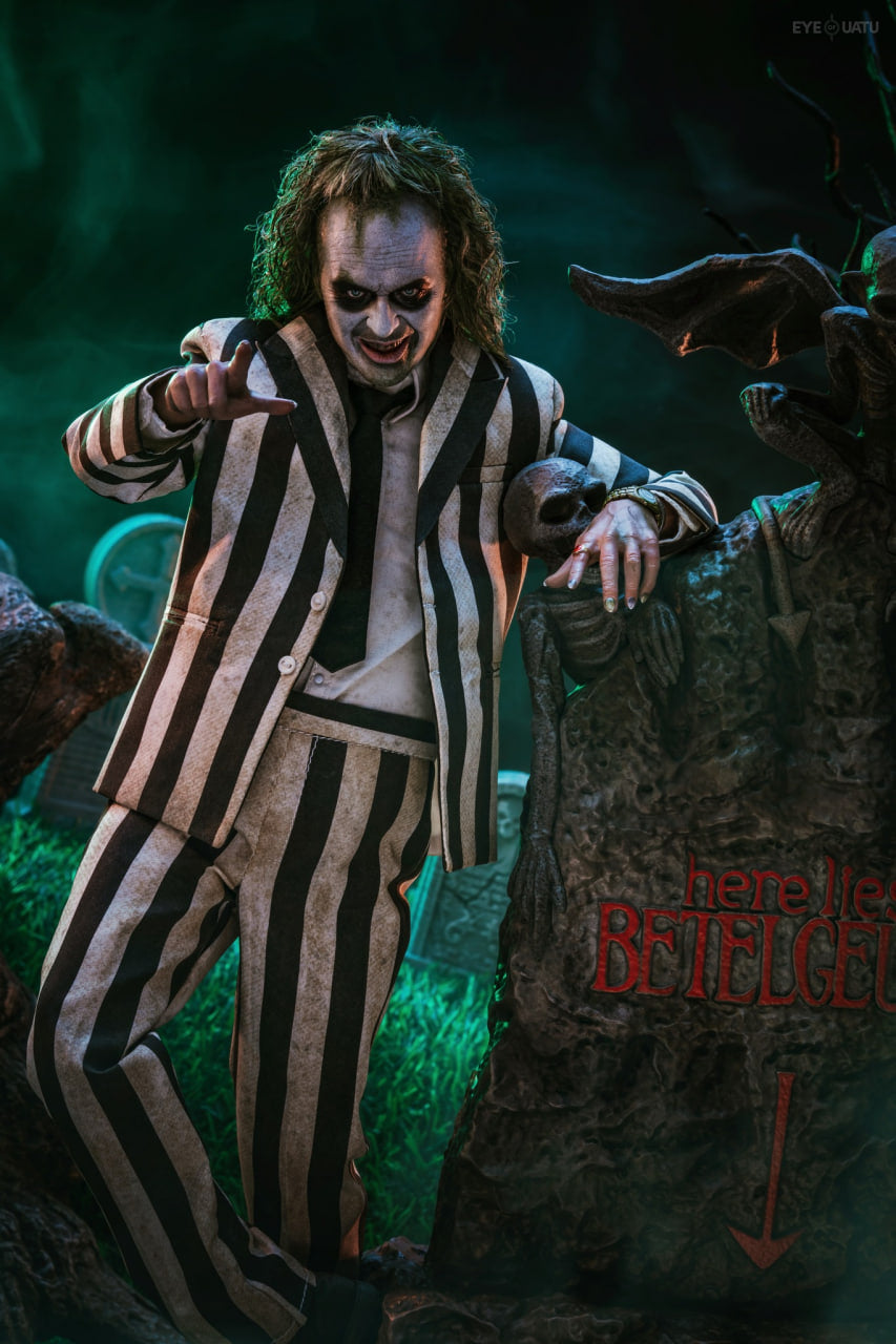 READY🔥Hot Toys MMS767 Beetlejuice 1/6th scale Beetlejuice Collectible Figure