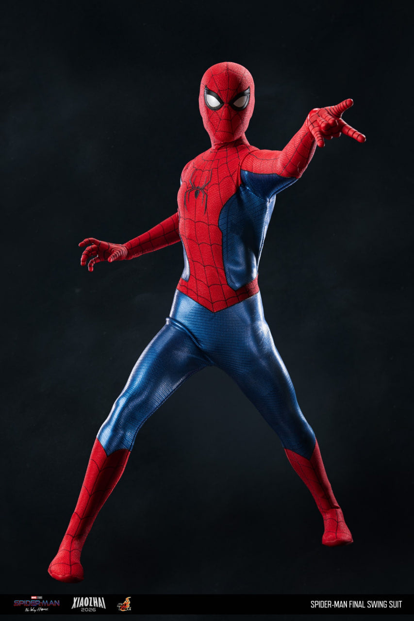 READY🔥Hot Toys MMS862 Spider-Man: No Way Home - 1/6th scale Spider-Man (Final Swing Suit) Collectible Figure (Movie Promo Edition) [Hot Toys Exclusive]