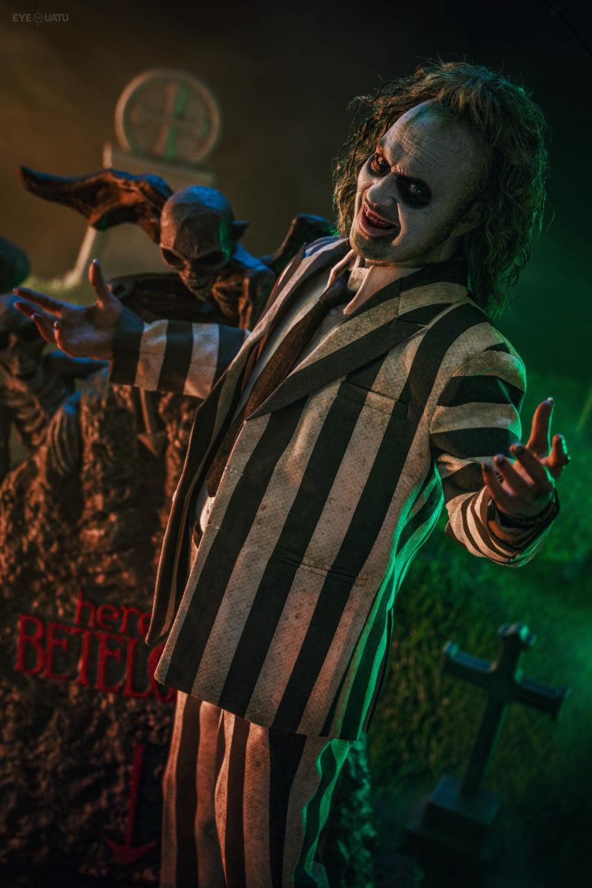 READY🔥Hot Toys MMS767 Beetlejuice 1/6th scale Beetlejuice Collectible Figure