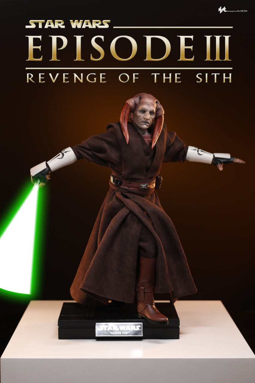 READY🔥Hot Toys MMS820 Star Wars: Revenge of the Sith - 1/6th scale Saesee Tiin Collectible Figure