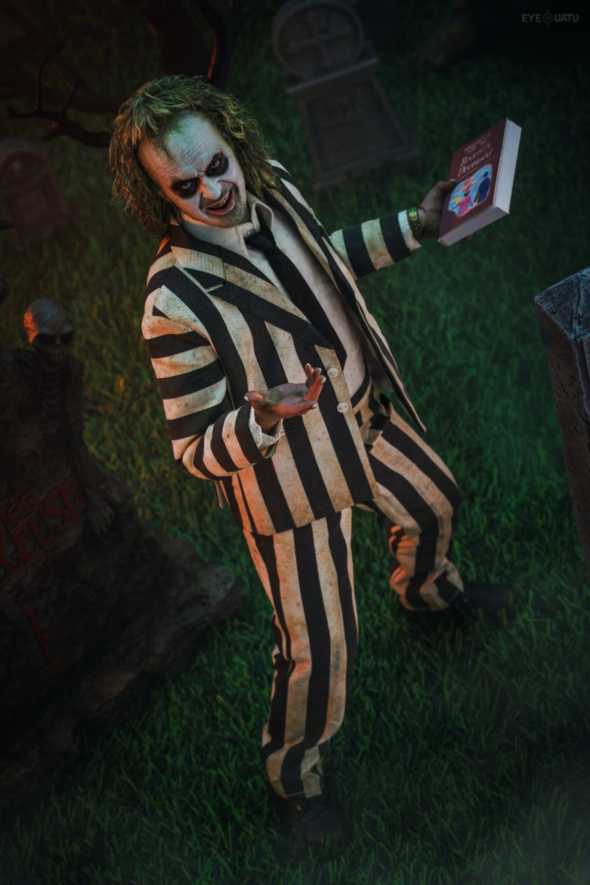 READY🔥Hot Toys MMS767 Beetlejuice 1/6th scale Beetlejuice Collectible Figure