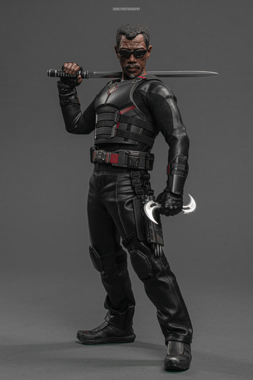 READY🔥Hot Toys MMS791B Deadpool & Wolverine 1/6th Scale Blade Collectible Figure (First Edition)