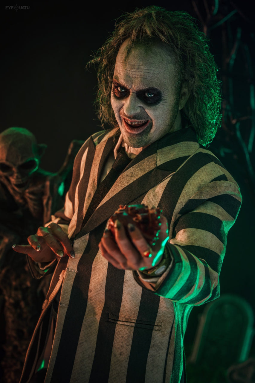 READY🔥Hot Toys MMS767 Beetlejuice 1/6th scale Beetlejuice Collectible Figure