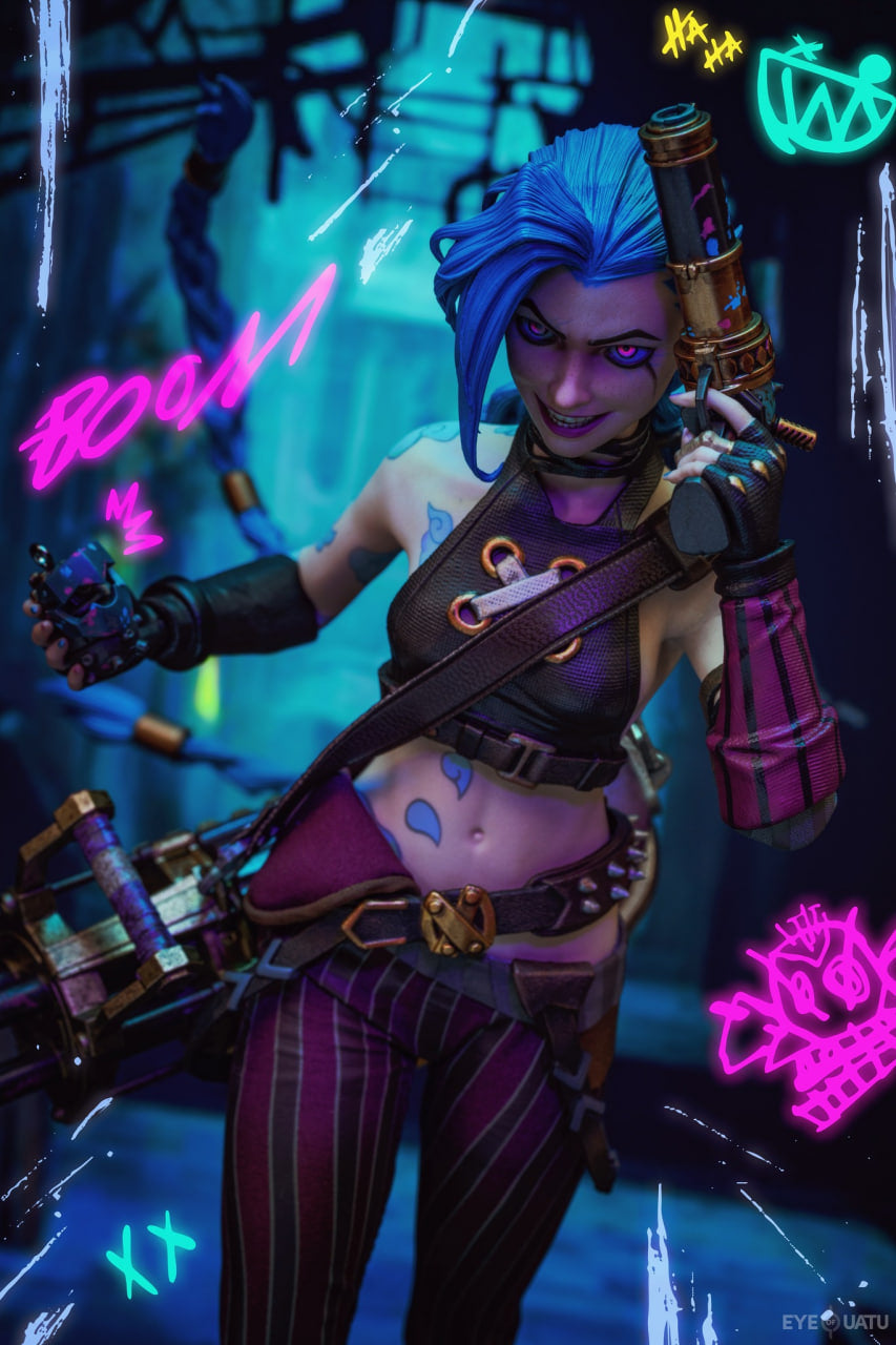 READY🔥Hot Toys TMS137 Arcane 1/6th scale Jinx Collectible Figure