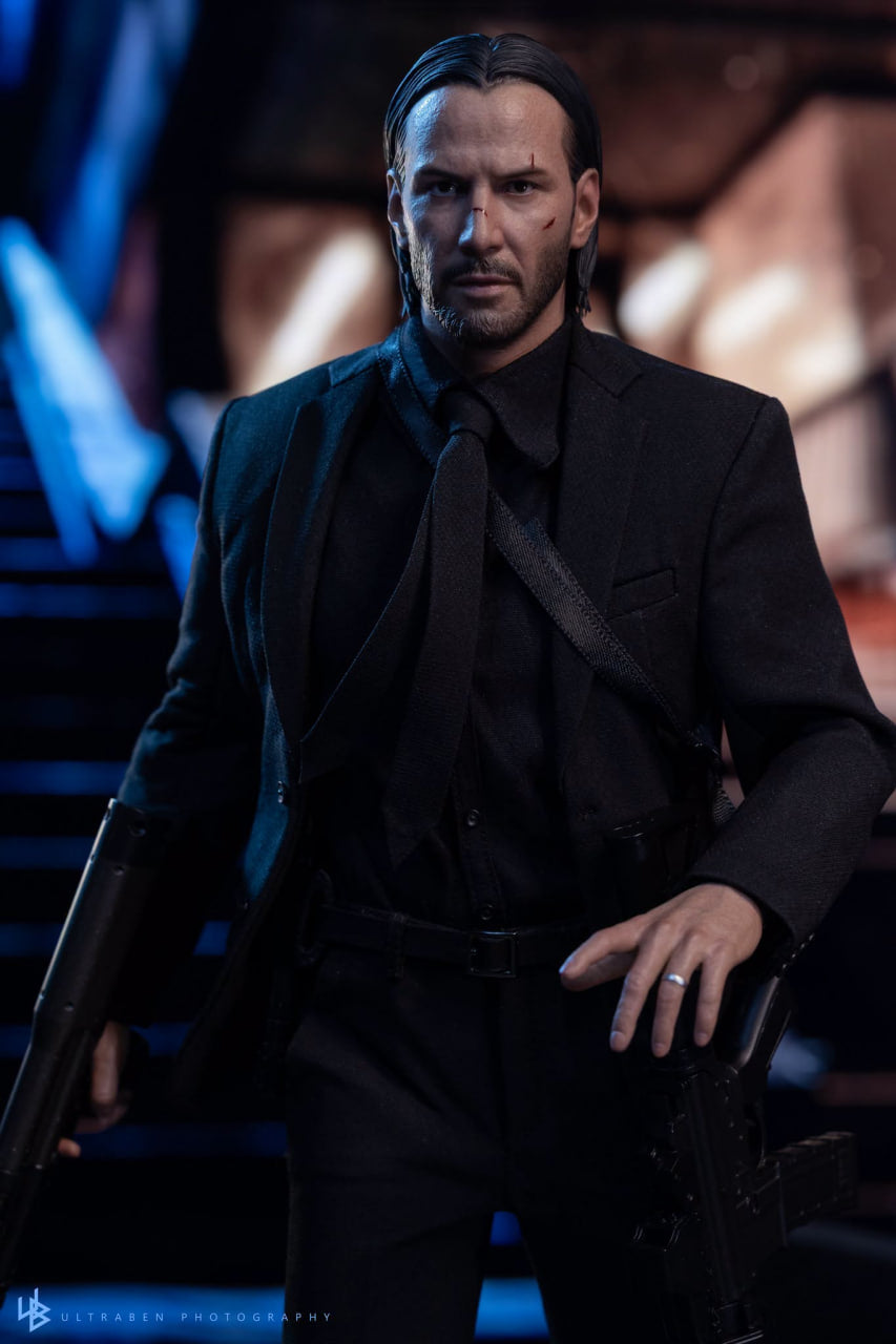READY🔥Hot Toys MMS833AEB John Wick 1/6th scale John Wick Collectible Figure (Artisan Edition) [Hot Toys Exclusive] (Special Edition)