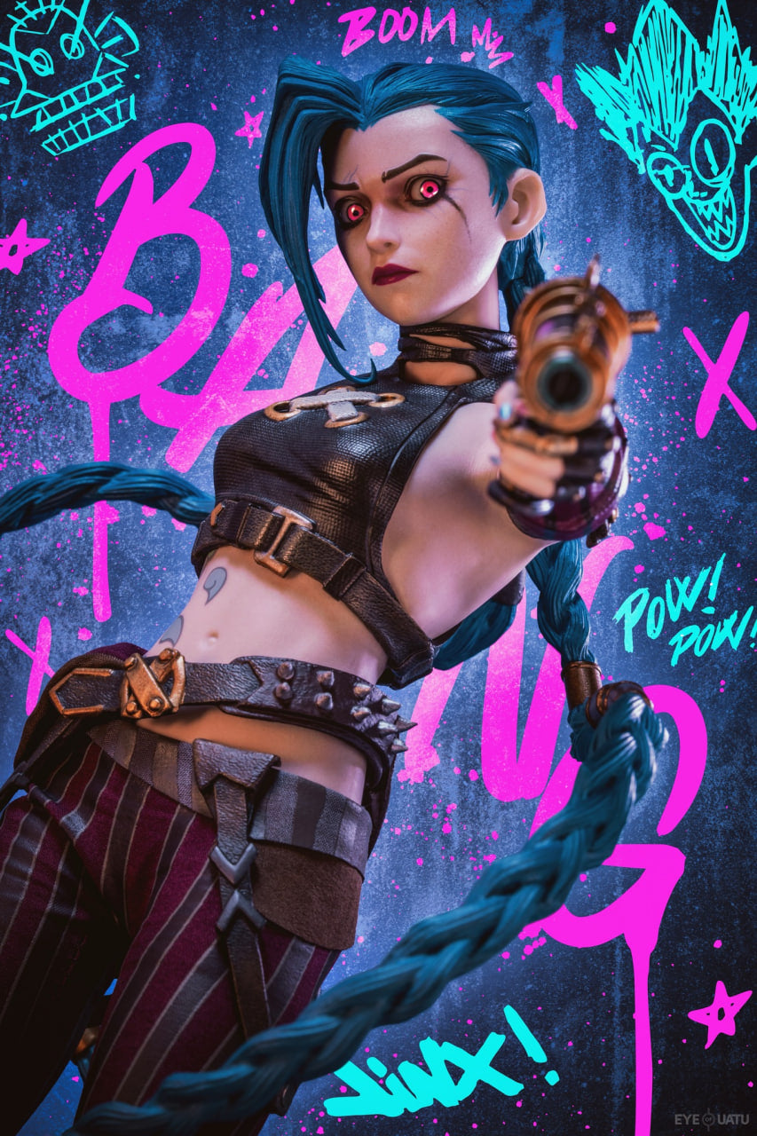 READY🔥Hot Toys TMS137 Arcane 1/6th scale Jinx Collectible Figure