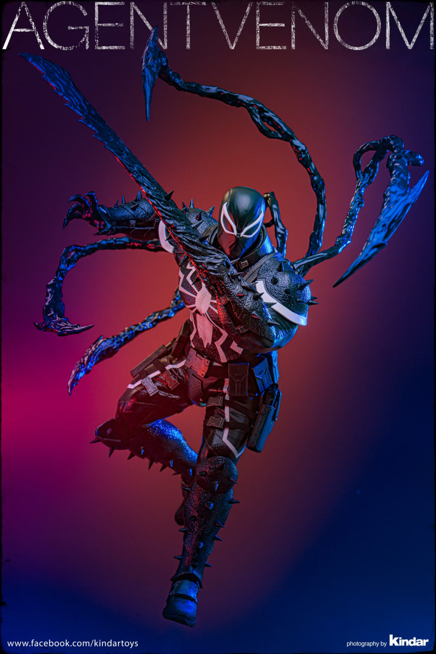 READY🔥Hot Toys CMS025 Marvel Comics 1/6th scale Agent Venom Collectible Figure