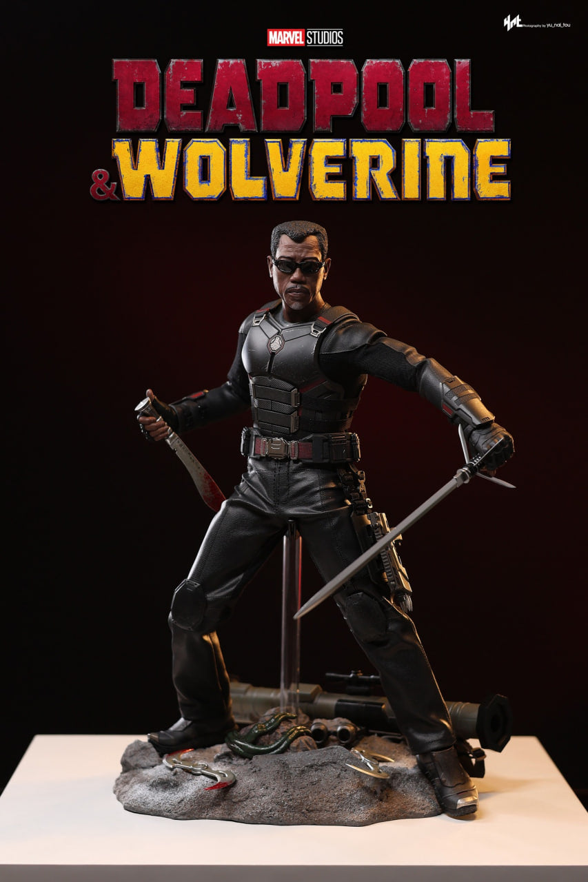 READY🔥Hot Toys MMS791B Deadpool & Wolverine 1/6th Scale Blade Collectible Figure (First Edition)