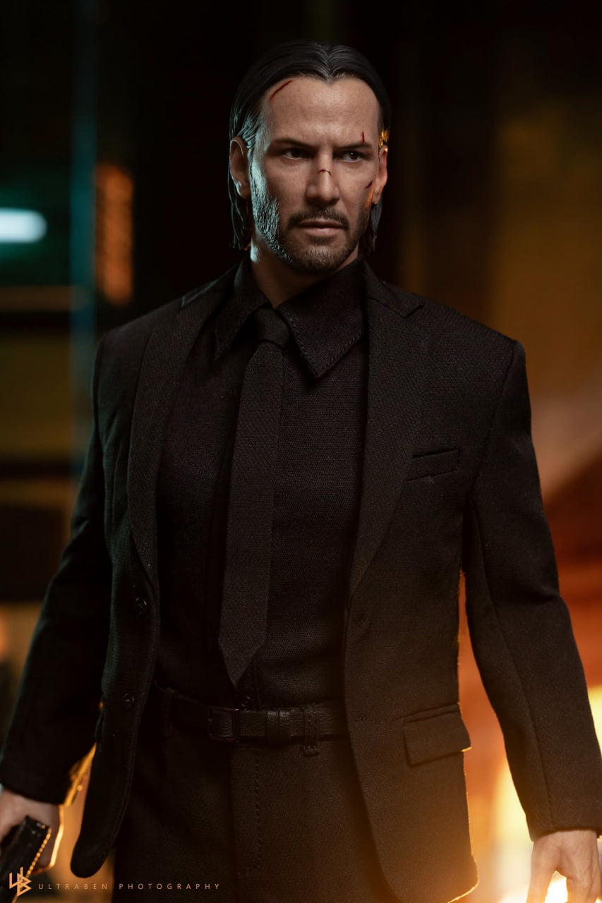 READY🔥Hot Toys MMS833AEB John Wick 1/6th scale John Wick Collectible Figure (Artisan Edition) [Hot Toys Exclusive] (Special Edition)